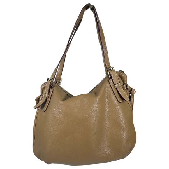 Dooney & Bourke Nina Brown Leather Shoulder Bag READ RESERVED FOR D_PULLING - Picture 3 of 7